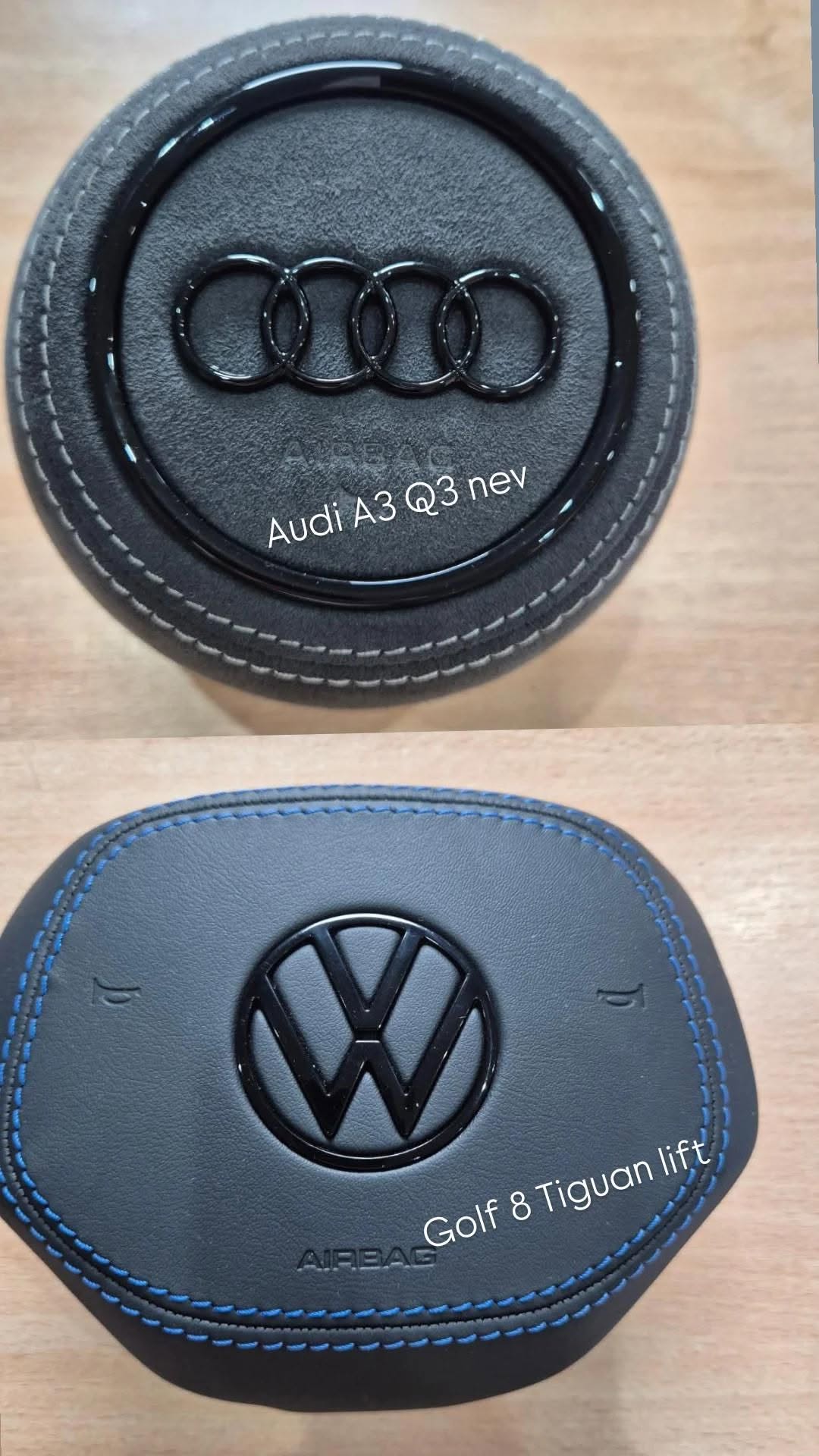Audi / Volkswagen — Airbagi / poduszki powietrzne / SRS Airbag